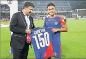  ?? ISL ?? Sunil Chhetri played his 150th match for Bengaluru FC.