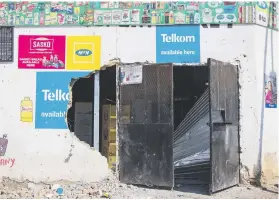  ?? Picture: Mokone Mphela ?? AFTERMATH. A looted shop in White City after news that some of the local shops might be selling fake food.