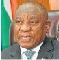  ??  ?? Cyril Ramaphosa