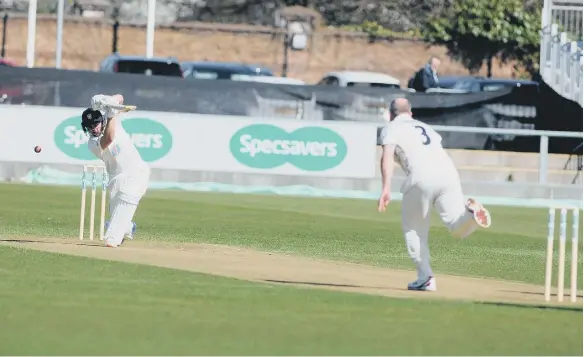  ??  ?? Gareth Harte, in action for Durham CCC, has retired from first-class cricket and has returned to South Africa.