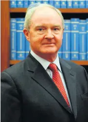  ??  ?? Action: Lord Chief Justice Sir Declan Morgan