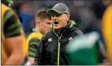  ??  ?? PLEASED: Joe Schmidt praised his team’s resolve in their push to claim victory in Paris