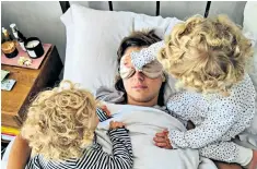  ??  ?? Clemmie Hooper, the Insta-mum, features in an Instagram post for her husband, left, in which the couple collaborat­ed with Pampers for an ad