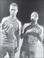  ?? ?? Pouderoyen scorers Esan Nelson and EJ Mars.