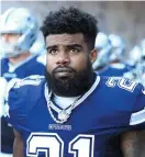  ?? PHOTO AFP ?? Ezekiel Elliott comparaîtr­a devant les instances de la NFL aujourd’hui.