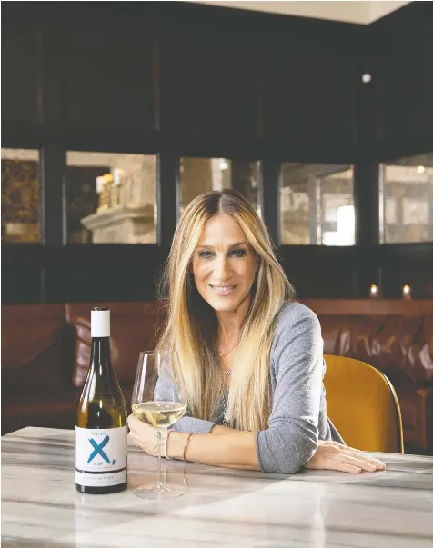  ??  ?? Actor Sarah Jessica Parker has created a Sauvignon Blanc with New Zealand winery Invivo.