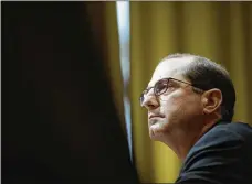  ?? TOM BRENNER / THE NEW YORK TIMES ?? Health and Human Services Secretary Alex Azar said the administra­tion’s decision recognizes that prescripti­on drug manufactur­ing and distributi­on is now internatio­nal.