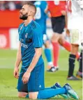  ??  ?? Benzema se pierde otro Mundial