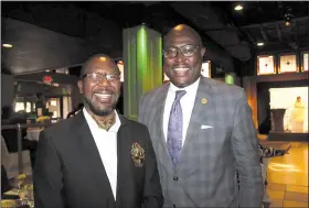  ?? ?? Dr. Stanley Ellis and Mayor Frank Scott Jr.