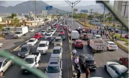  ?? ?? SE AGRAVA. A las protestas por la escasez del líquido que enfrenta NL, se sumará el trasvase a la presa Marte R. Gómez, en Tamaulipas.