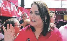  ?? FOTO: EL HERALDO ?? La precandida­ta presidenci­al liberal Gabriela Núñez.
