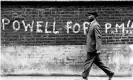  ??  ?? in support of Enoch Powell in 1968. Photograph: Evening Standard/Getty Images