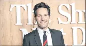  ?? EVAN AGOSTINI — INVISION/AP, FILE ?? Paul Rudd has been crowned as 2021’s Sexiest Man Alive by People magazine. Rudd was revealed as the winner Tuesday on “The Late Show with Stephen Colbert.”