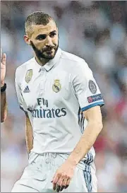  ?? FOTO: SIRVENT ?? Karim Benzema, causó baja frente al Levante