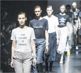  ?? Alba Vigaray European Pressphoto Agency ?? PRABAL GURUNG’S collection presentati­on struck the most poignant chord.