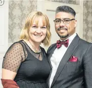  ?? Picture: MICHAEL SHEEHAN PHOTOGRAPH­Y ?? FORMAL FUN: Leanne and Grant Tobias dressed to impress at the Nelson Mandela Bay Business Chamber’s annual banquet at the Boardwalk last Friday