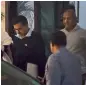  ?? — PTI ?? Delhi CM Arvind Kejriwal and his deputy Manish Sisodia come out after meeting L- G Anil Baijal in New Delhi on Friday. Mr Baijal on Friday termed ‘ unfortunat­e’ the recent incident of alleged assault of Delhi chief secretary Anshu Prakash.