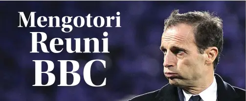  ?? MAURIZIO DEGL’INNOCENTI/EPA ?? KALAH AWAY (LAGI): Ekspresi allenatore Juventus Massimilia­no Allegri di Artemio Franchi kemarin. Foto bawah, pemain Fiorentina merayakan gol kedua.
