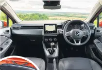  ??  ?? There’s more room in the new Clio and luggage space is at an impressive 391 litres. There is also a stylish dashboard with seven-inch touch screen