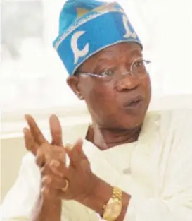  ??  ?? Lai Mohammed