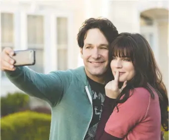  ?? NETFLIX ?? Paul Rudd, left, and Aisling Bea star in the comedy Living With Yourself. Meanwhile, Bless the Harts, below, is a new animated series featuring the voices of Maya Rudolph, Ike Barinholtz, Jillian Bell and Kristen Wiig.
