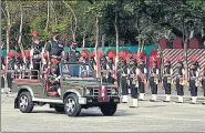  ?? PTI ?? The developmen­t comes after the army inducted the first batch of 83 women soldiers into the Corps of Military Police in May.