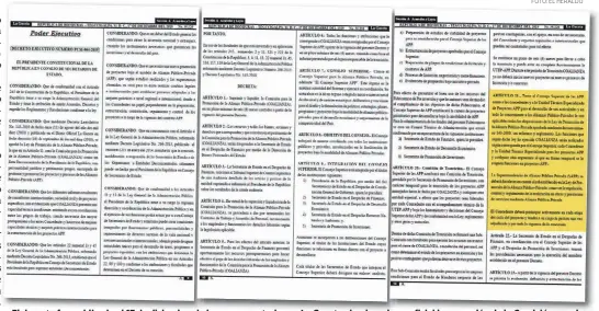  ?? FOTO: EL HERALDO ?? El decreto fue publicado el 17 de diciembre de la semana anterior en La Gaceta, donde se hace oficial la supresión de la Comisión para la Promoción de la Alianza Público Privada (Coalianza) y la creación de los nuevos órganos pero con la misma Ley de Coalianza.