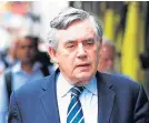  ??  ?? Gordon Brown.