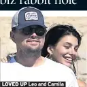  ??  ?? Leonardo Dicaprio Camila Morrone