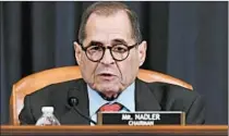  ?? SAUL LOEB/GETTY-AFP ?? House Judiciary Committee Chairman Jerry Nadler, D-N.Y., accused Senate Republican­s of violating their oath to be impartial in the impeachmen­t trial.