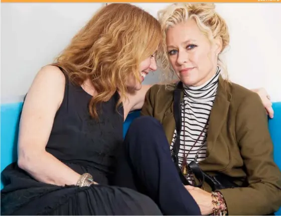  ?? ANDY KROPA/THE ASSOCIATED PRESS FILES ?? The first time sisters Allison Moorer, left, and Shelby Lynne tried to collaborat­e, the “timing” was off, Lynne said. Now, added Moorer, ort of shaped up to be where we’ve been, where we are and where we’re going