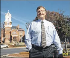  ?? AJC FILE PHOTO ?? Emory Morsberger, shown in historic downtown Lawrencevi­lle, one of his signature redevelopm­ent projects, will be at the inaugurati­on.