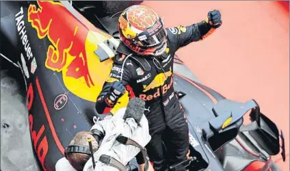  ?? FOTO: GETTY ?? Max ganó el segundo Gran Premio en su carrera en la F1 este año en Malasia, después de haber abandonado siete ocasiones este año