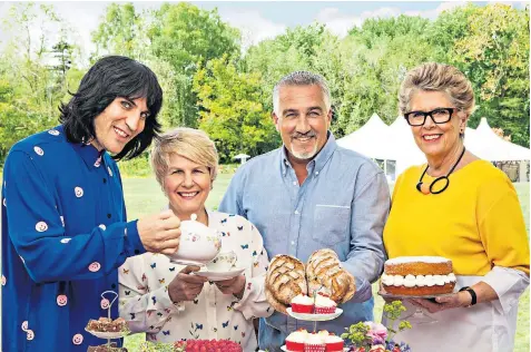  ??  ?? The Great British Bake Off, which returns to TV screens next week with a new team and channel, has inspired a jump in cookery equipment sales, according to retail giants