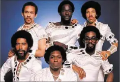  ??  ?? The Commodores with Lionel Richie on right at back.