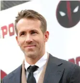  ?? BRENT N. CLARKE/ INVISION/ AP ?? Ryan Reynolds attends a Monday screening of “Deadpool 2” in New York.