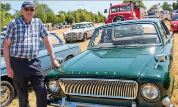  ??  ?? John Finnegan with his 1966 Zephyr 4.