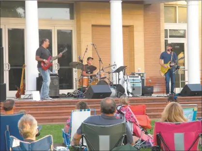  ?? SUBMITTED PHOTO ?? The Eric Scott Band performs during last year’s La Plata Summer Concert Series on the west lawn of La Plata Town Hall.