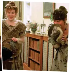  ??  ?? Blink and you’ll miss it: Miss Fennell, left, and Phoebe Waller-Bridge in their one scene in 2011’s Albert Nobbs