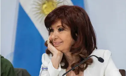  ?? Photograph: Charo Larisgoiti­a/Cristina Fernandez de Kirchner's/AFP/Getty Images ?? Argentina’s vice-president, Cristina Fernández de Kirchner.