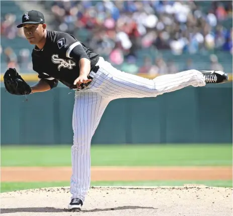  ??  ?? Starter Jose Quintana ( 10 strikeouts in six innings) lowered his ERA to 5.22 while earning his first win of the season. | JONATHAN DANIEL/ GETTY IMAGES