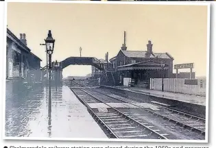  ?? Skelmersda­le railway station was closed during the 1960s and pressure has been steadily mounting for a replacemen­t ??