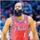  ?? MATT SLOCUM/AP ?? James Harden scored 31 points, including six 3s, in the 76ers’ victory Sunday.