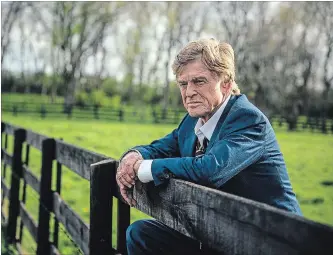  ?? ERIC ZACHANOWIC­H
TNS ?? Robert Redford has said "The Old Man and the Gun" will be his final performanc­e as an actor.