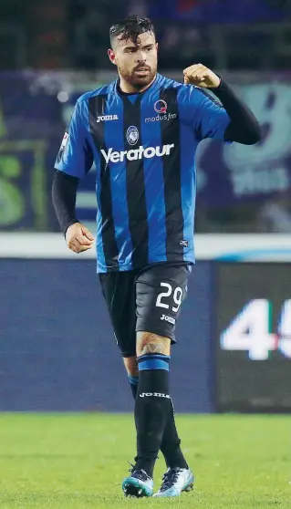  ??  ?? Andrea Petagna ha giocato due stagioni nell’Atalanta segnando undici gol