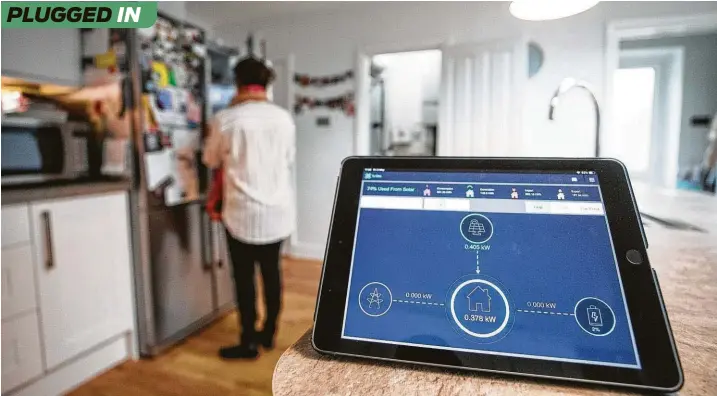  ?? Bloomberg ?? Big Oil companies are experiment­ing overseas with smart systems to manage home energy as they prepare to survive in a low-carbon world.