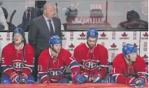  ?? PIERRE OBENDRAUF ?? An unsourced TVA report says Habs GM Marc Bergevin has decided that Michel Therrien, above, would return as head coach of the Canadiens for the 2016-2017 season.