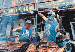  ?? MATHEW MCCARTHY RECORD STAFF ?? The annual Downtown Kitchener Ribfest and Craft Beer Show is happening this weekend at Victoria Park.