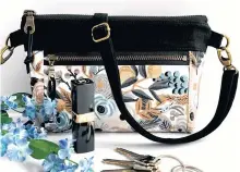  ?? CONTRIBUTE­D ?? Modern fanny packs are a bit more diverse than the originals that were worn in the 1980s and early 1990s. Lori Lewis of Petal and Crow in Halifax makes a crossbody bag that converts into a fanny pack.