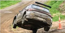  ?? Photo / Photosport ?? Rally driver Hayden Paddon can really fly.